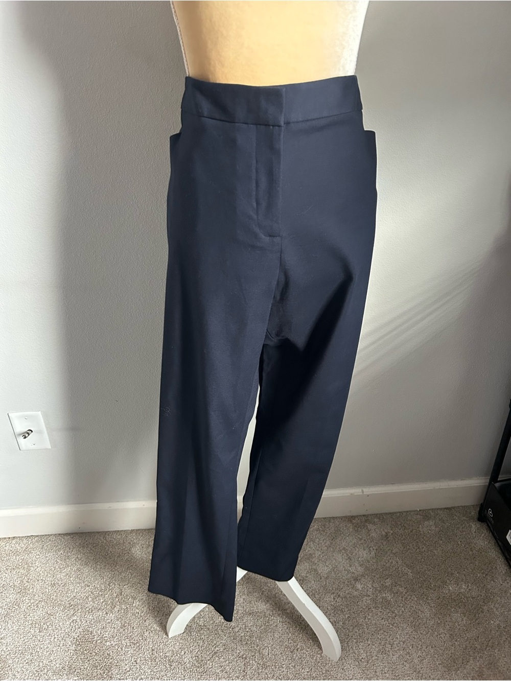 NWT Vince Camuto Navy Wide-Leg High-Rise Trousers Sz 18W